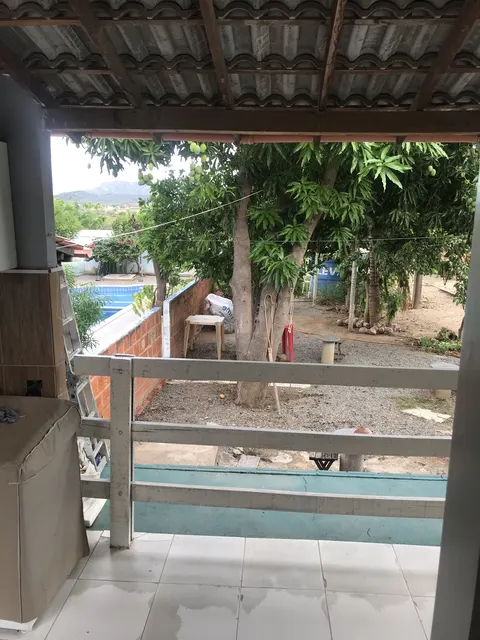 Varanda da Suíte 05 com vista para o pomar